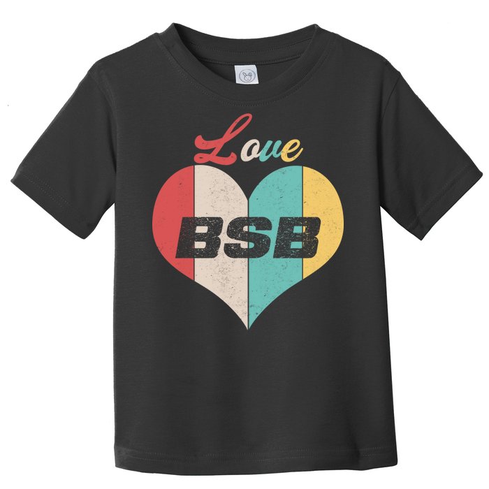 Love BSB Vintage Music Toddler T-Shirt