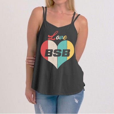 Love BSB Vintage Music Women's Strappy Tank