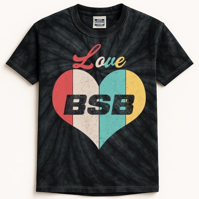 Love BSB Vintage Music Kids Tie-Dye T-Shirt