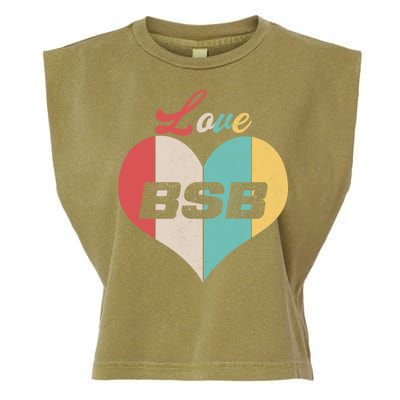 Love BSB Vintage Music Garment-Dyed Women's Muscle Tee