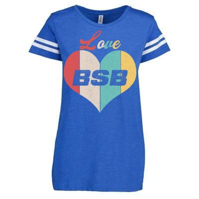 Love BSB Vintage Music Enza Ladies Jersey Football T-Shirt