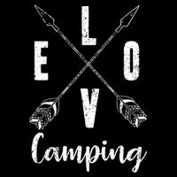 Love Camping Arrows Cooling Performance Crew T-Shirt