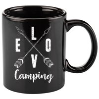 Love Camping Arrows 11oz C Handle Ceramic Mug