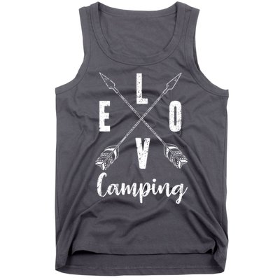 Love Camping Arrows Tank Top