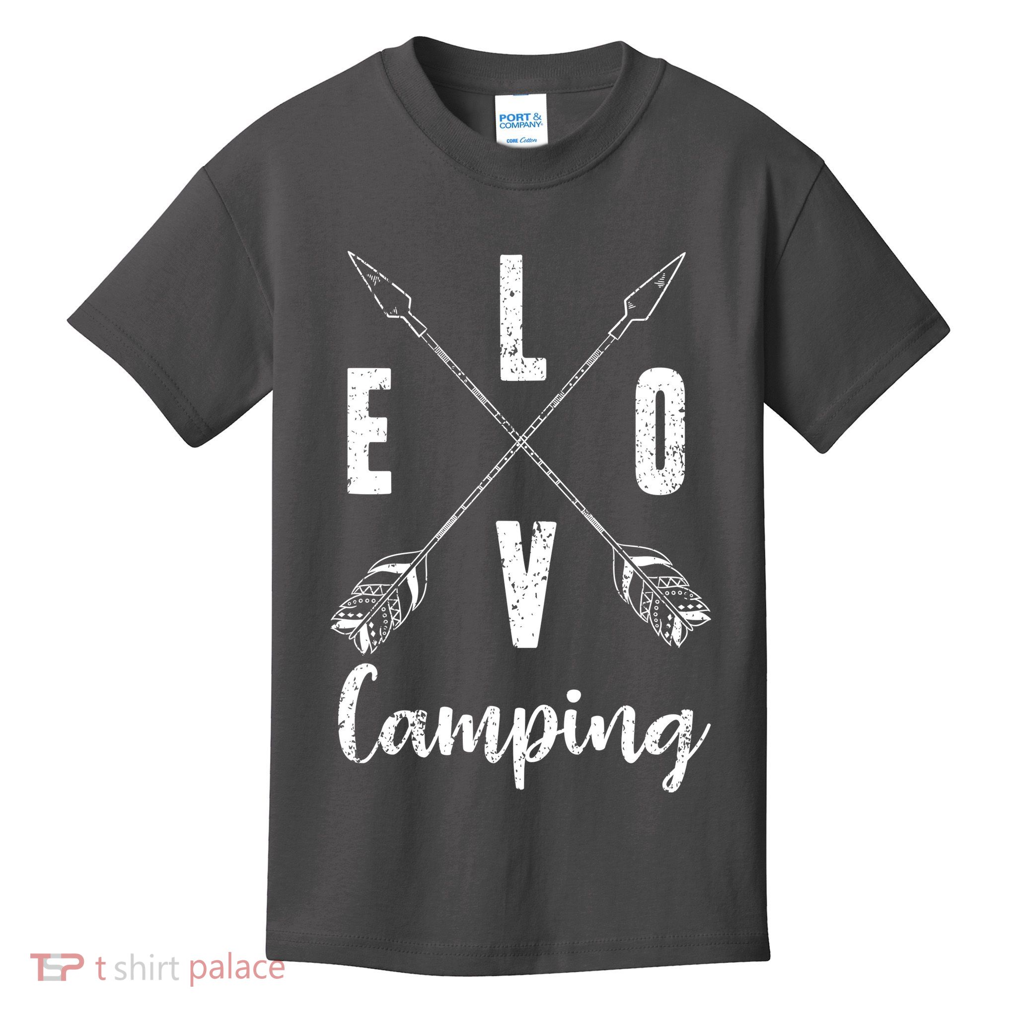 Love Camping Arrows Kids T-Shirt