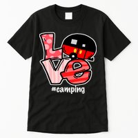 Love Camping Cartoon Tall T-Shirt
