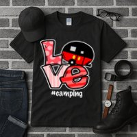 Love Camping Cartoon Tall T-Shirt
