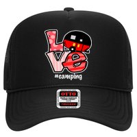 Love Camping Cartoon Trucker Hat