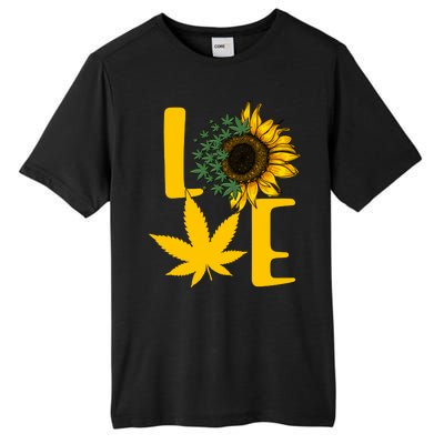 Love Cannabis Sunflower Tall Fusion ChromaSoft Performance T-Shirt