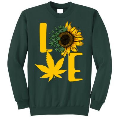 Love Cannabis Sunflower Sweatshirt