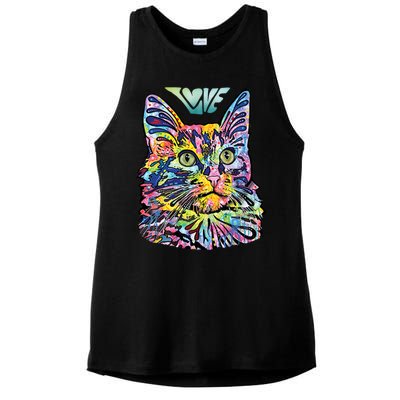 Love Cat Dean Russo Ladies PosiCharge Tri-Blend Wicking Tank