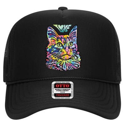 Love Cat Dean Russo High Crown Mesh Back Trucker Hat