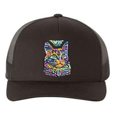 Love Cat Dean Russo Yupoong Adult 5-Panel Trucker Hat