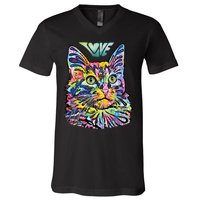 Love Cat Dean Russo V-Neck T-Shirt