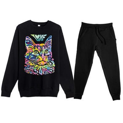 Love Cat Dean Russo Premium Crewneck Sweatsuit Set