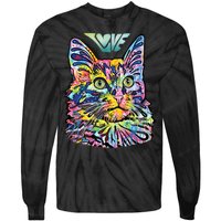 Love Cat Dean Russo Tie-Dye Long Sleeve Shirt