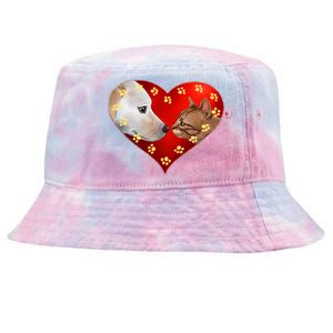 Love Cats and Dogs Tie-Dyed Bucket Hat