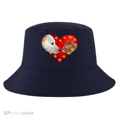 Love Cats and Dogs Cool Comfort Performance Bucket Hat