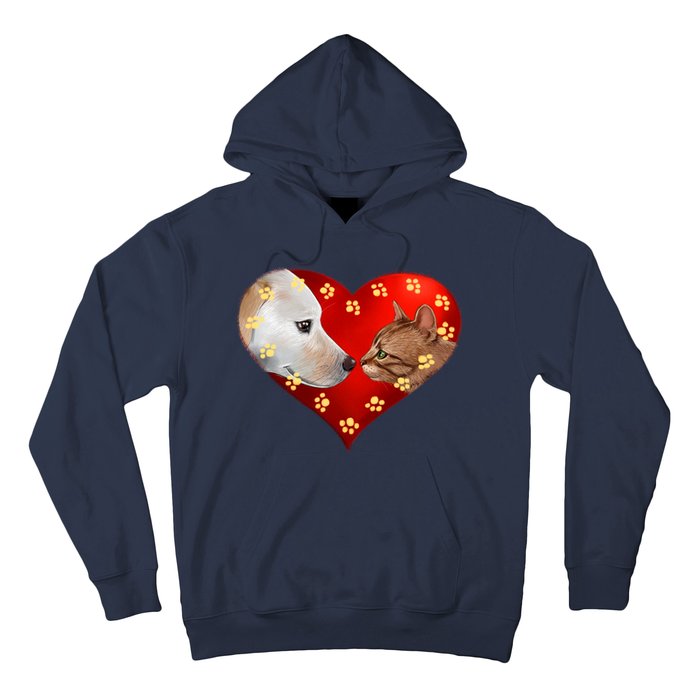 Love Cats and Dogs Hoodie