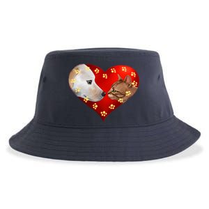 Love Cats and Dogs Sustainable Bucket Hat