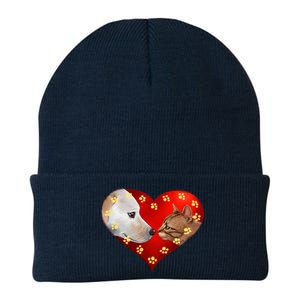 Love Cats and Dogs Knit Cap Winter Beanie