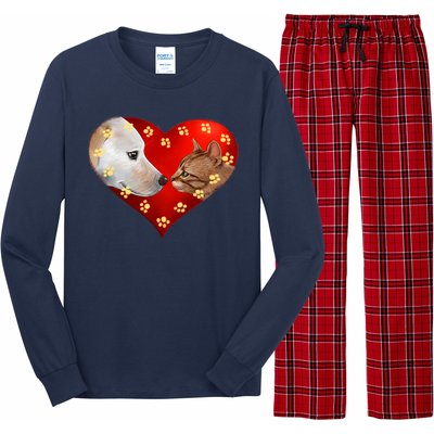 Love Cats and Dogs Long Sleeve Pajama Set