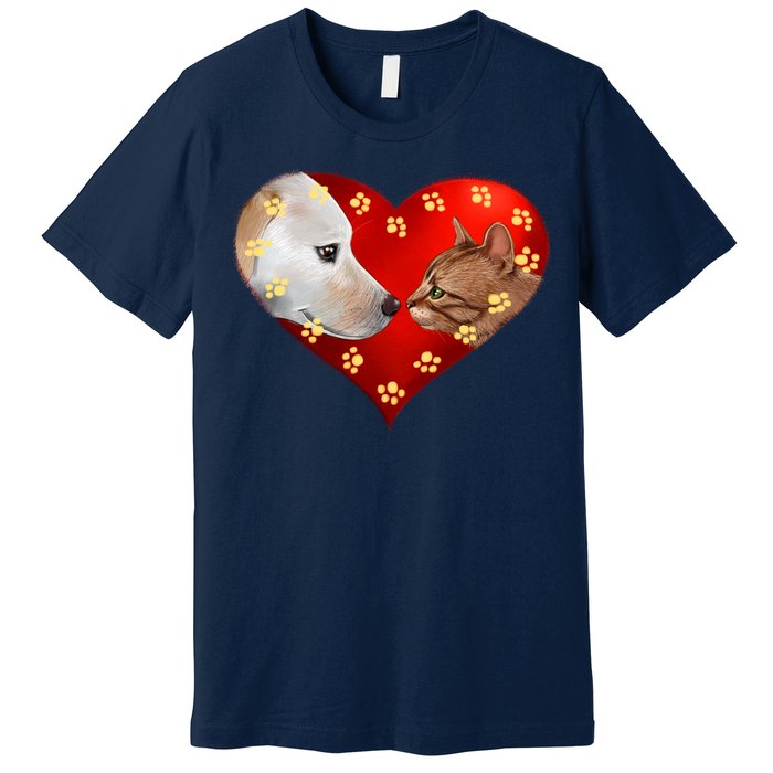 Love Cats and Dogs Premium T-Shirt