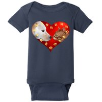 Love Cats and Dogs Baby Bodysuit