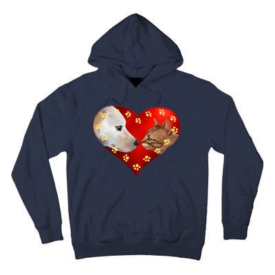 Love Cats and Dogs Tall Hoodie