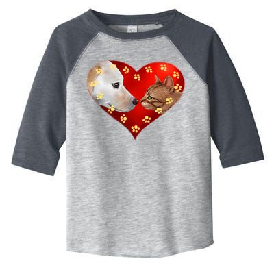 Love Cats and Dogs Toddler Fine Jersey T-Shirt