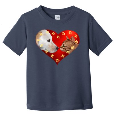 Love Cats and Dogs Toddler T-Shirt