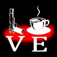 Love Coffee And Guns Ladies Essential Flowy Tank