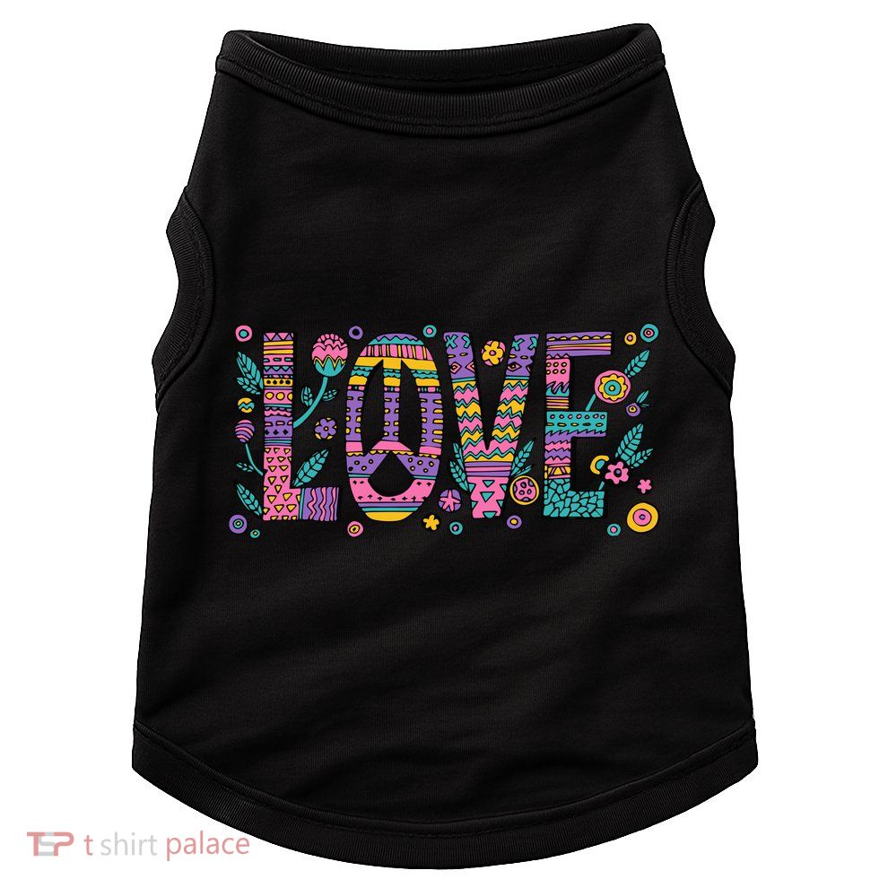 Love Crazy Wild Pattern Doggie Tank
