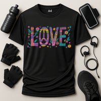 Love Crazy Wild Pattern Cooling Performance Crew T-Shirt