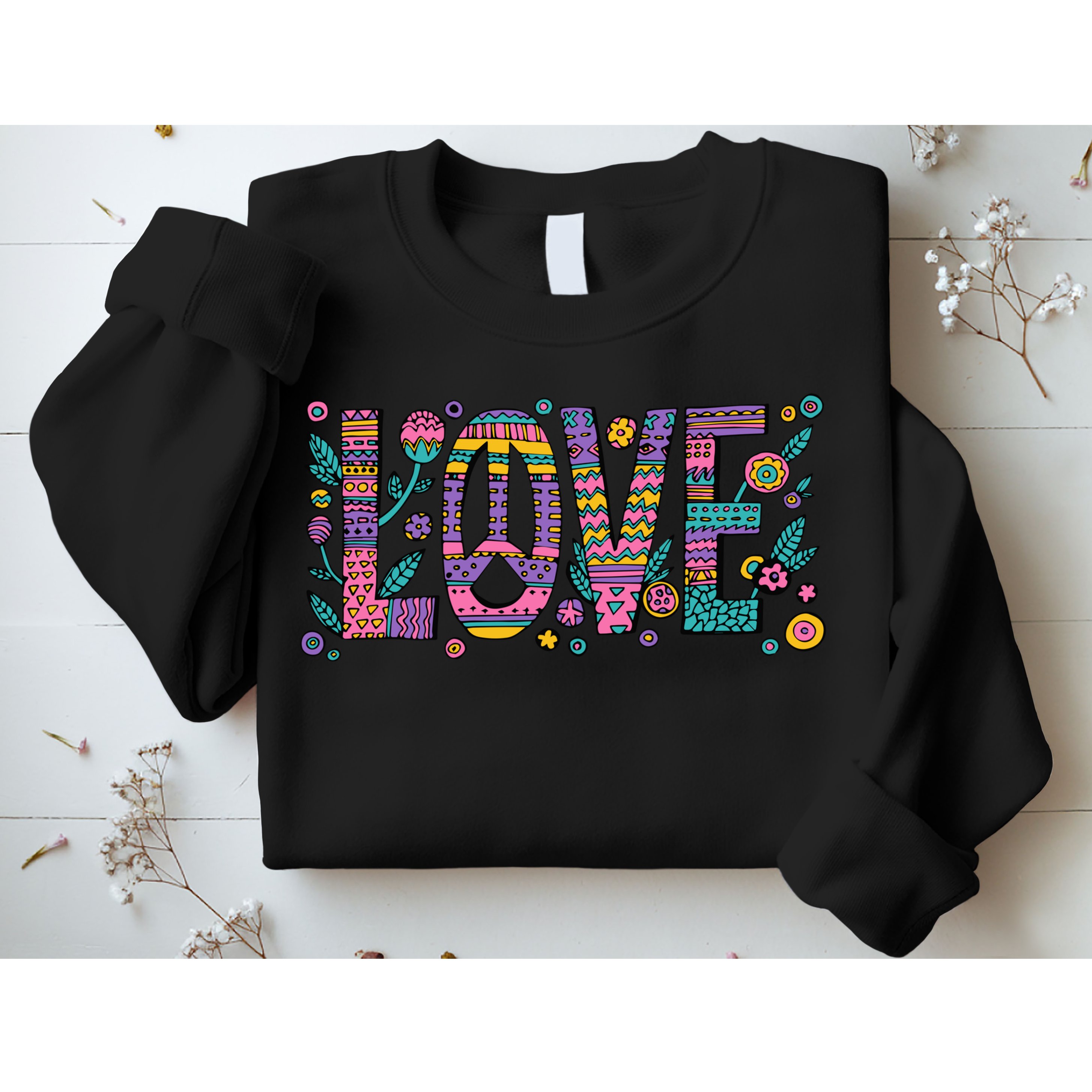 Love Crazy Wild Pattern Sweatshirt