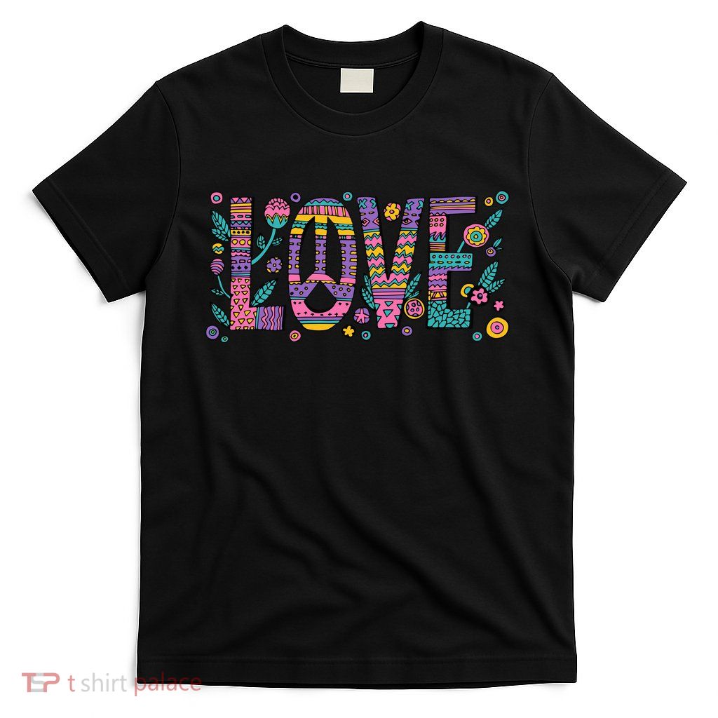 Love Crazy Wild Pattern T-Shirt