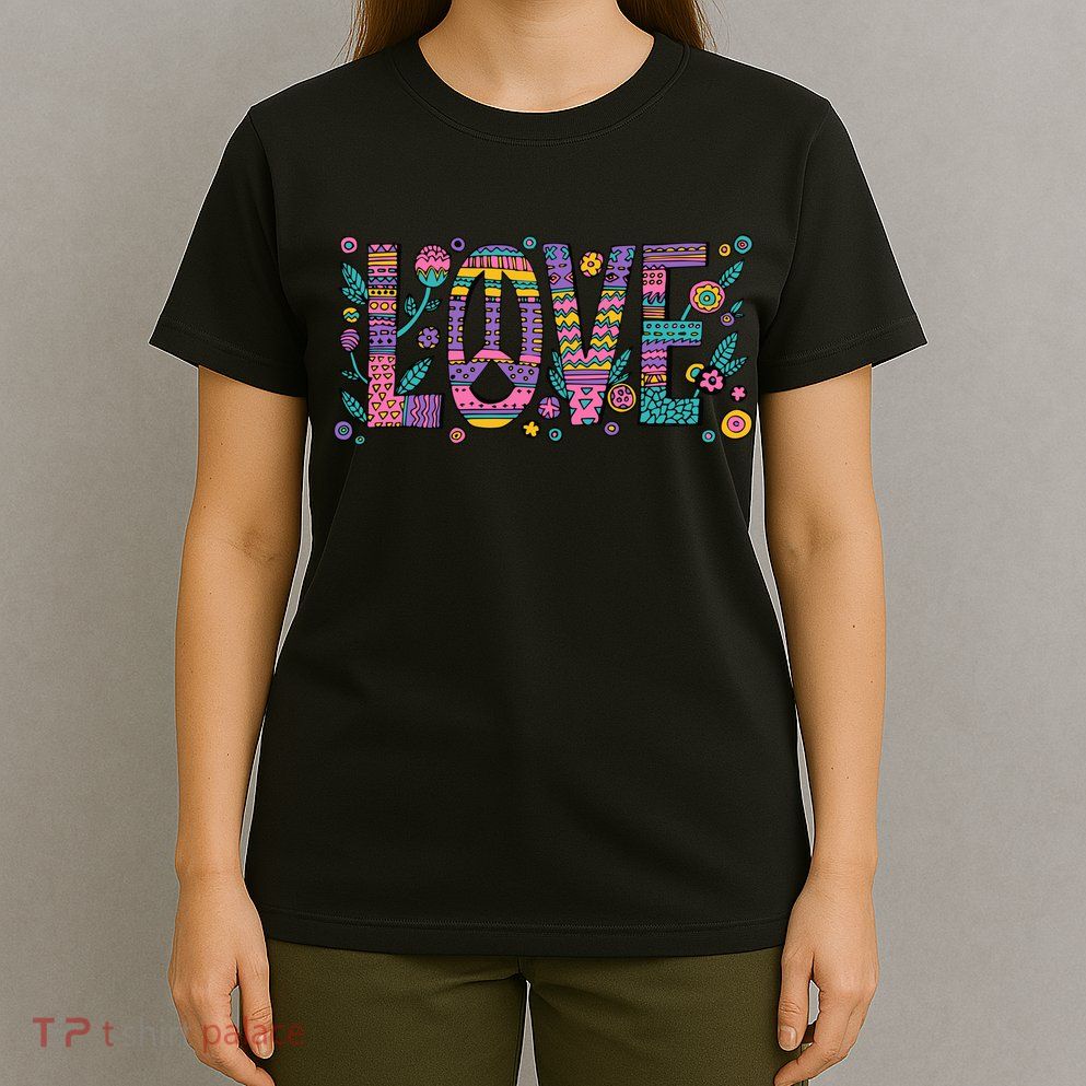Love Crazy Wild Pattern T-Shirt