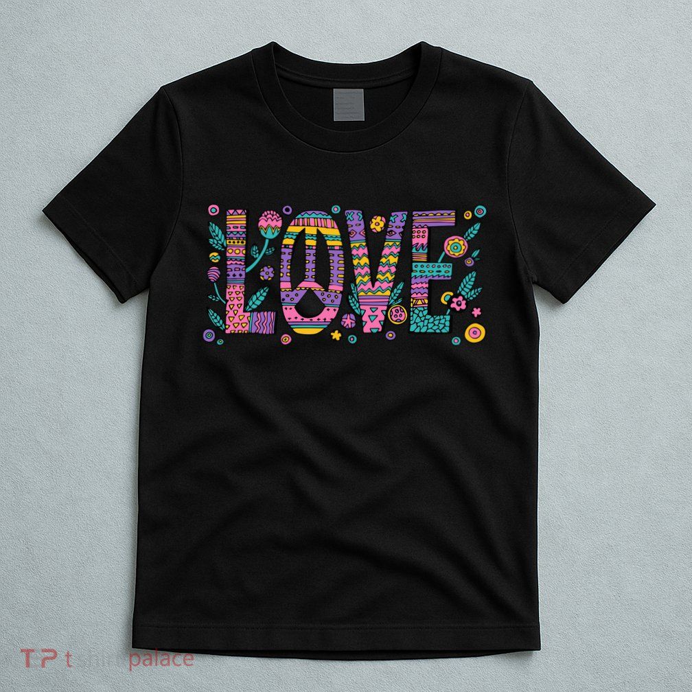 Love Crazy Wild Pattern T-Shirt
