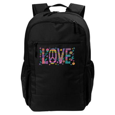 Love Crazy Wild Pattern Daily Commute Backpack