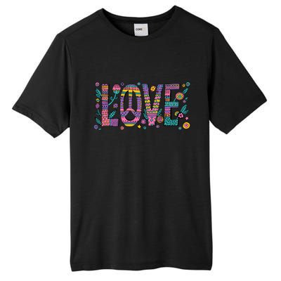 Love Crazy Wild Pattern Tall Fusion ChromaSoft Performance T-Shirt