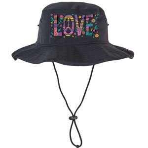 Love Crazy Wild Pattern Legacy Cool Fit Booney Bucket Hat