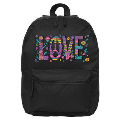 Love Crazy Wild Pattern 16 in Basic Backpack