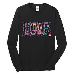 Love Crazy Wild Pattern Tall Long Sleeve T-Shirt