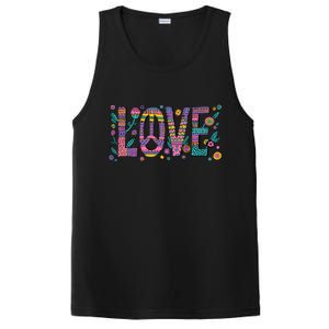 Love Crazy Wild Pattern PosiCharge Competitor Tank