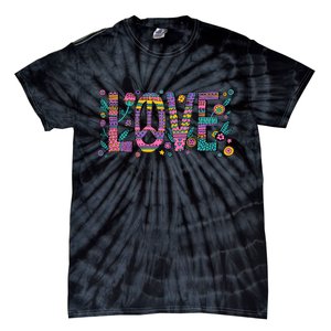 Love Crazy Wild Pattern Tie-Dye T-Shirt