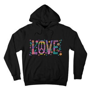 Love Crazy Wild Pattern Tall Hoodie