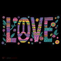 Love Crazy Wild Pattern Women's V-Neck T-Shirt