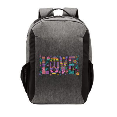 Love Crazy Wild Pattern Vector Backpack