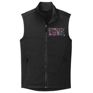 Love Crazy Wild Pattern Collective Smooth Fleece Vest