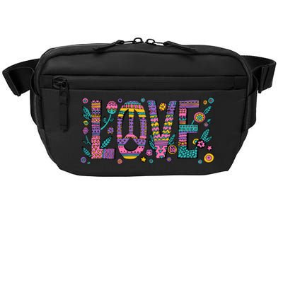 Love Crazy Wild Pattern Crossbody Pack